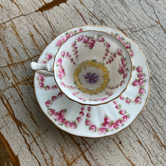 Antique Collectable Cauldon China Tea Cup & Saucer - Picture 3 of 7